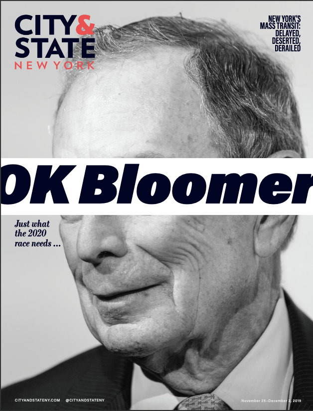 OK Bloomer, City & State's Nov. 25th cover.